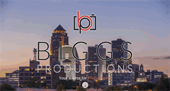 Desktop Screenshot of biggsproductions.com